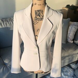 White House Black Market Cream Blazer